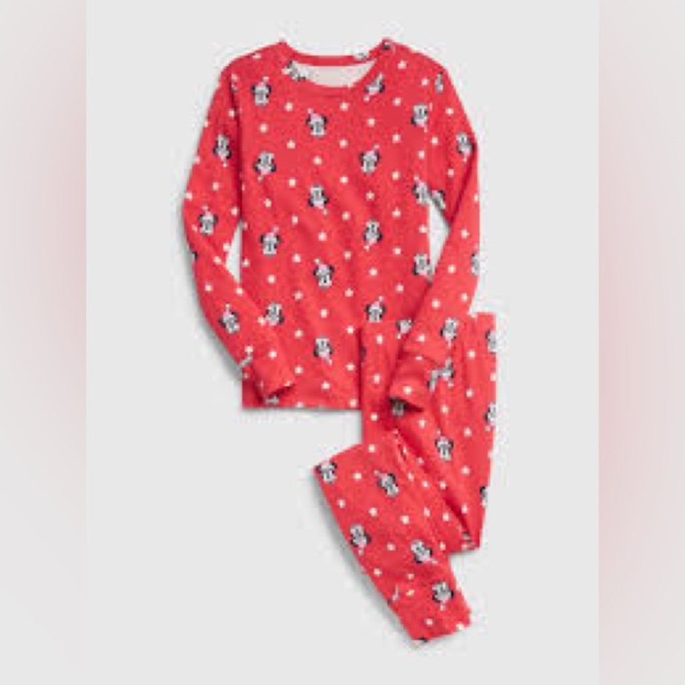 GAP Organic Cotton Christmas Disney Mini Mouse Pyjamas